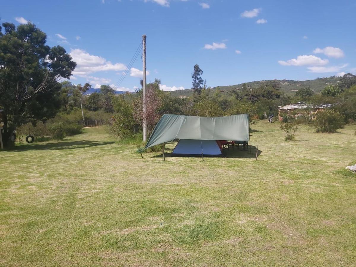 Hospedaje Y Zona De Camping Pistacho Guest House Villa de Leyva Ngoại thất bức ảnh